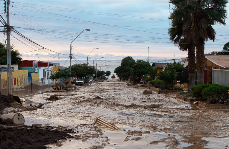 Alerta de precipitaciones en la precordillera de Arica, Tarapacá y Antofagasta.