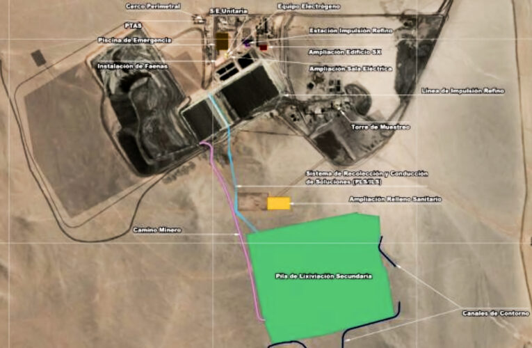 Minera Las Cenizas busca implementar una nueva área para una pila de lixiviación secundaria de ripios