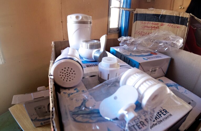 Entrega de filtros purificadores de Agua a comunidad de Montegrande
