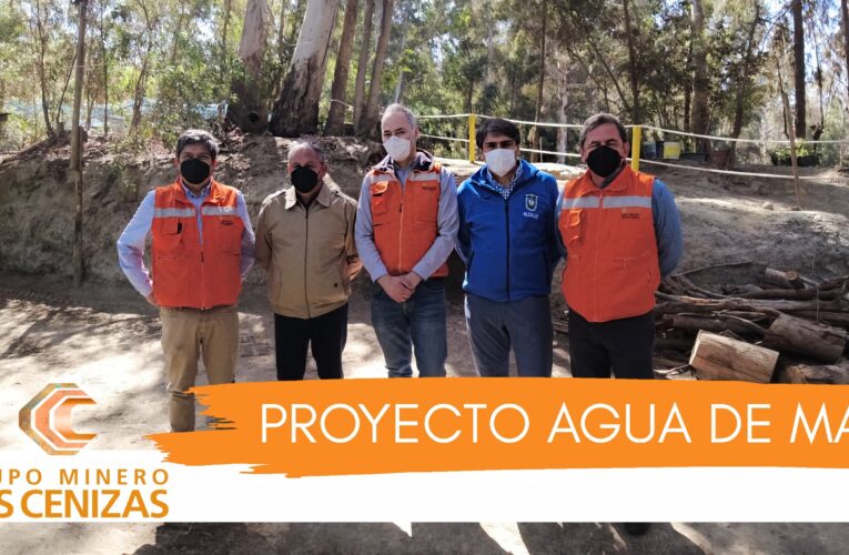 Minera Las Cenizas expone a Gobernador Regional y a Alcalde de Cabildo proyecto que busca incorporar agua salada a las operaciones de la faena
