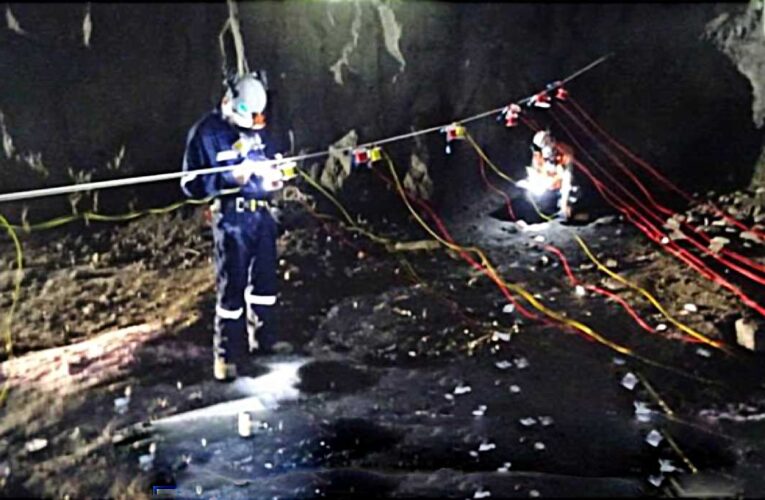 Masiva Tronadura en Mina Las Luces