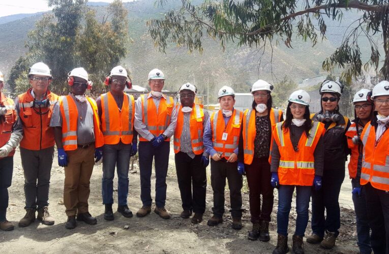 Delegación del Ministerio de Tierras y Recursos Naturales de Ghana Visita Planta de Cabildo