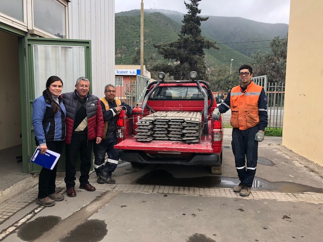 Faena Cabildo aporta 28 bandejas de sondajes al Liceo de Minería