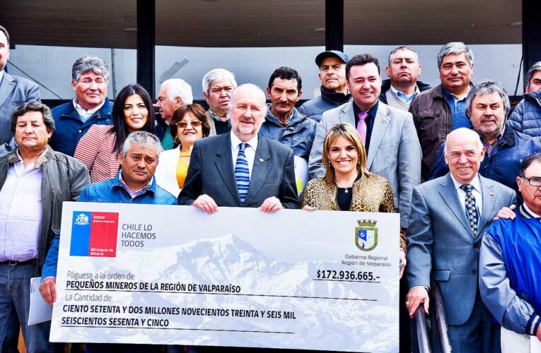 Entregan beneficio para innovación y desarrollo a pequeños mineros de Petorca