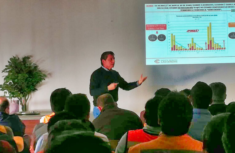 En faena Taltal, Gerente General reitera prioridad de Autocuidado para evitar accidentes
