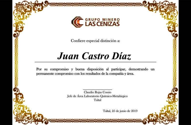 Faena Taltal refuerza buenas prácticas de Muestreo a Empresa IMAX