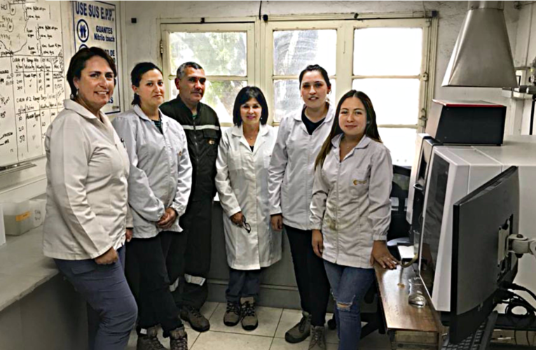 Control de Calidad de Cabildo se Capacita con Especialista del Laboratorio Químico Colón Codelco Teniente