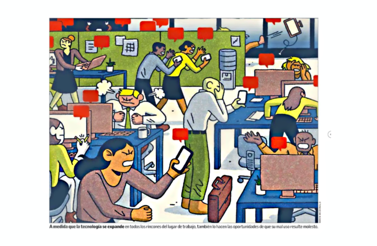 Hábitos tecnológicos de los colegas de trabajo que nos enloquecen
