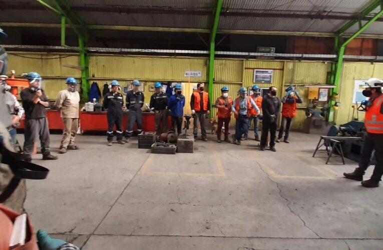 Gerente General visita Faena Cabildo y retoma el pulso de la operación en terreno