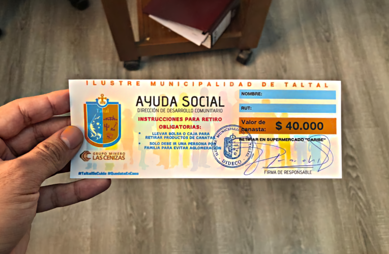 Faena de Taltal Entrega Canastas Familiares para la Comunidad