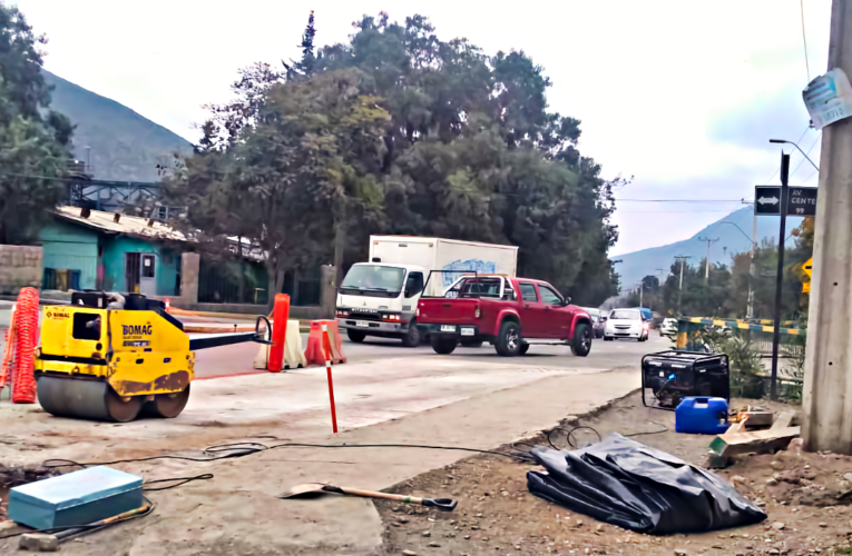 Faena Cabildo repavimenta tramo de Av. Humeres esquina Centenario