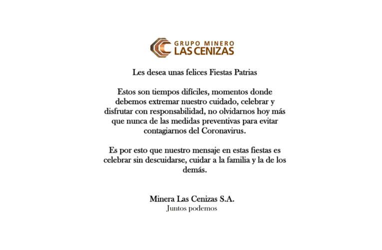 Faena Taltal Saluda  en Fiestas Patrias y Difunde Llamado Radial a Cuidarse