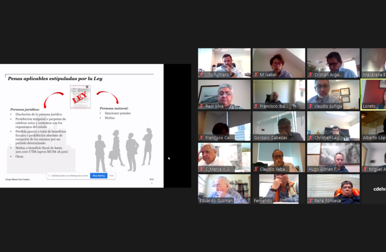 Gerencia de Finanzas incorporará modelo de control y resguardo de conductas éticas en toda la organización.