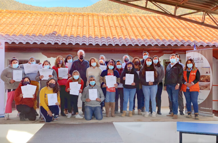 Faena Cabildo Participa de Término de Capacitación Realizada por Empresa Colaboradora Aura a JJ.VV. San Lorenzo