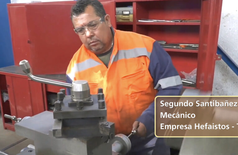 Conversamos con Segundo Santibañez de la empresa colaboradora Hefaistos