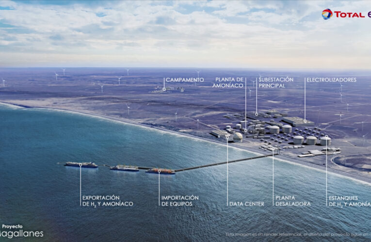 Firma francesa Total Eren anuncia cuarto proyecto de hidrógeno en Magallanes
