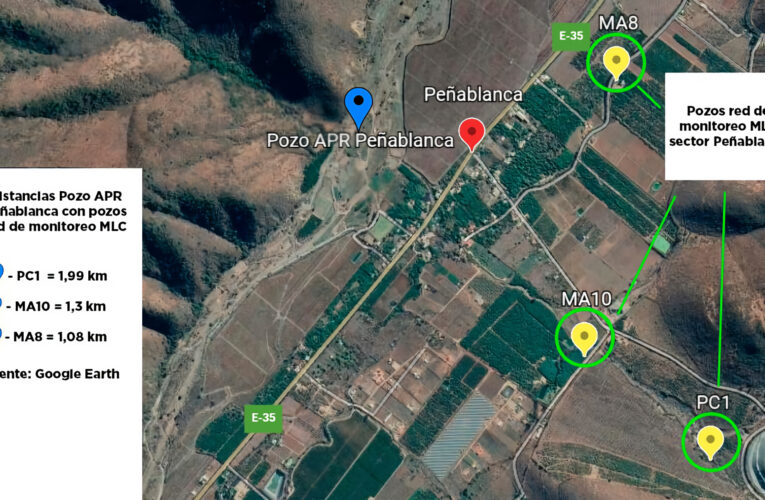 GMLC descarta cualquier relación con calidad de agua en pozo del APR que abastece la localidad de Peñablanca