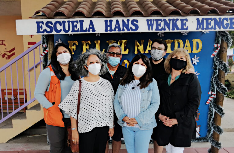 Minera Las Cenizas Faena Cabildo entregó materiales para mejorar espacios de Escuela Hans Wenke Mengers