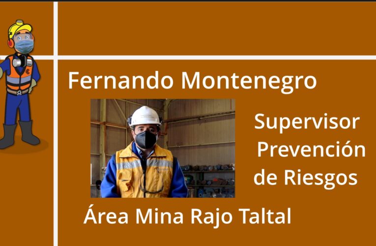 «El Autocuidado y el Mutuocuidado es una forma de ver la vida», dice Fernando Montenegro, Supervisor de Riesgos