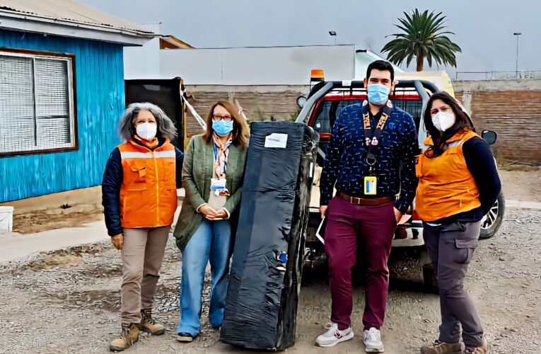 MLC aporta contenedores y toldos a Hospital Víctor Hugo Möll de Cabildo