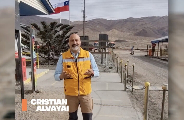 Mensaje de Seguridad del Superintendentes de Planta Las Luces, Cristián Alvayai.