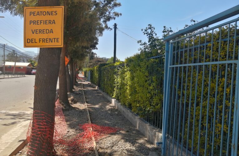 Para prevenir: información sobre los trabajos en Avenida Humeres, en Cabildo
