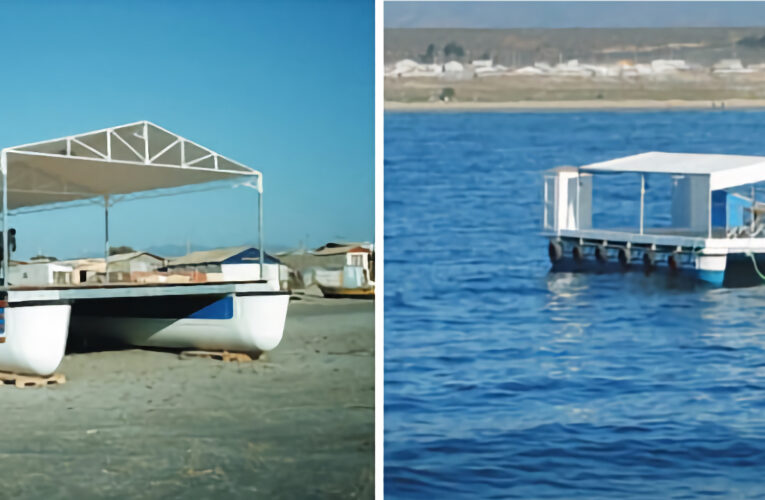 Las Cenizas Taltal contribuye en recuperación de balsa para pescadores