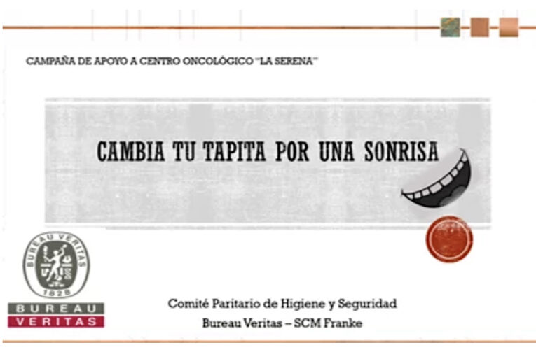 Empresa colaboradora Bureau Veritas de Faena Franke realiza campaña en apoyo a Centro Oncológico