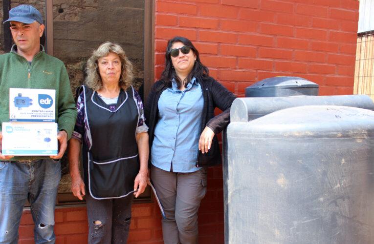 Faena Cabildo aporta estanques de agua a familias de la comunidad Villa San José