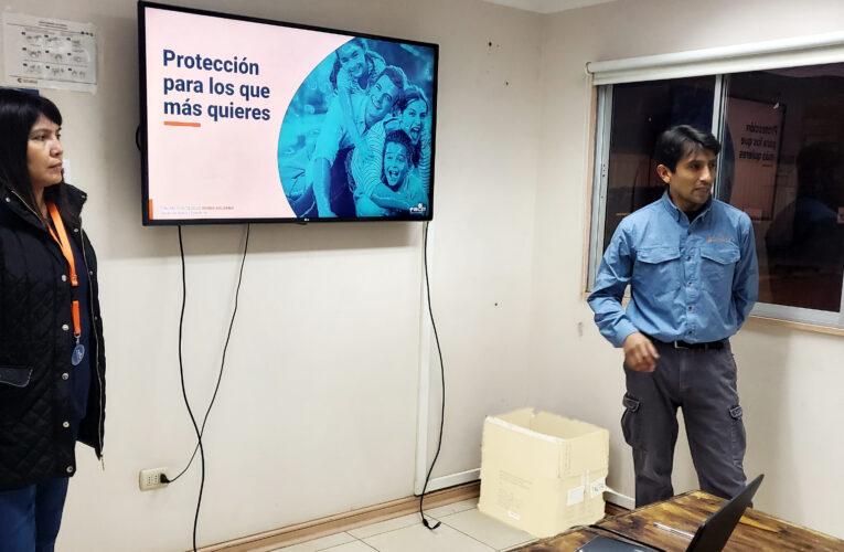 En Faena Taltal Reciben Visita de Ejecutiva de Fundación Arturo López Pérez