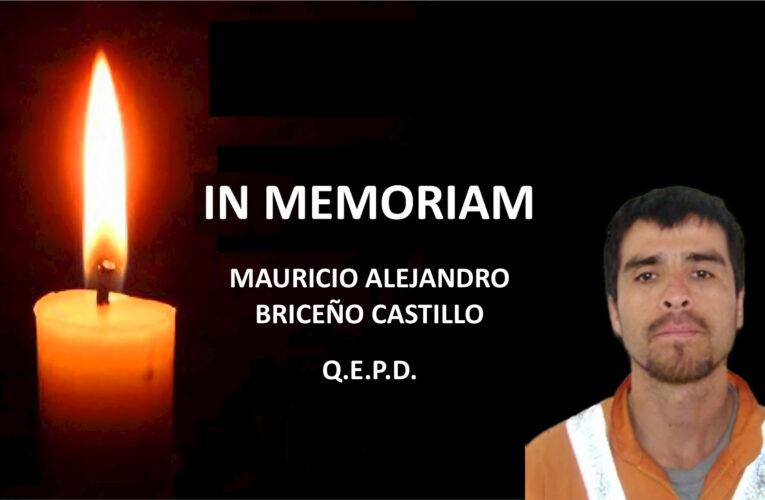 In Memoriam: Mauricio Alejandro Briceño, Operador de Flotación en Planta Las Luces