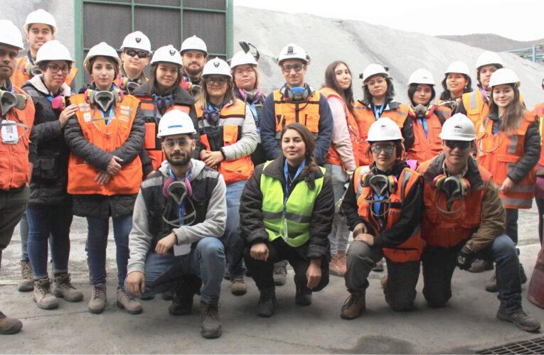 Estudiantes de Ingeniería Civil Metalúrgica visitaron Faena Cabildo