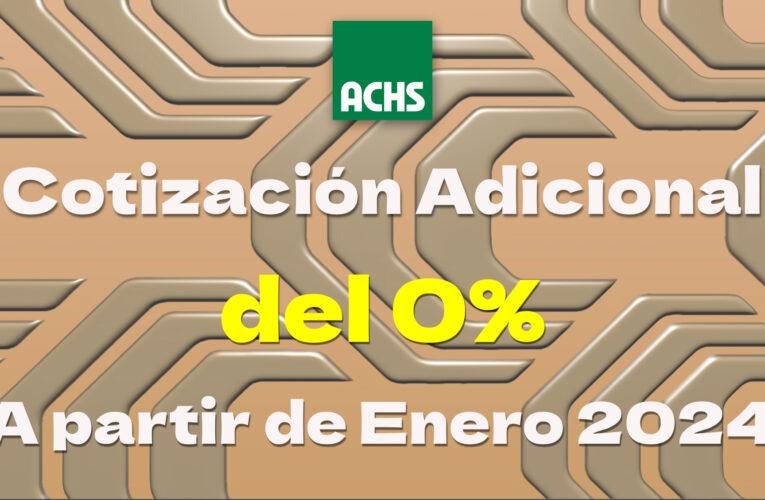 Informe ACHS reconoce y «premia» indicadores de accidentabilidad de la Compañía con rebaja de la cotización adicional