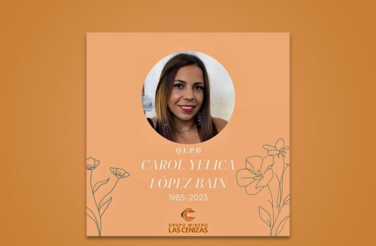 Sensible fallecimiento de Carol Yelica López Bain