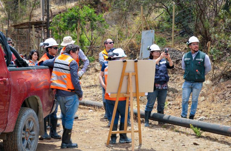Delegación de instituciones públicas conoció proyecto “Continuidad Operacional Mina Sauce”