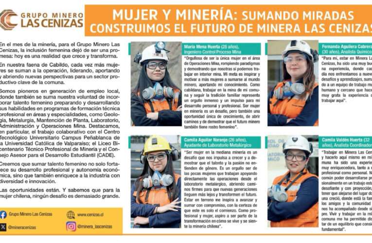 Minera Las Cenizas participa en especial del Mes de la Minería publicado por El Observador