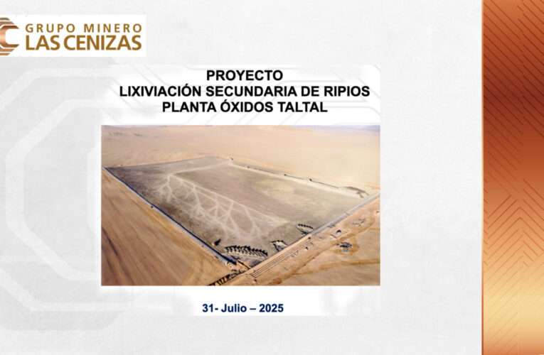 Comienza Operación Lixiviación Secundaria de Ripios en la Planta de Óxidos