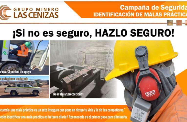 “¡Si no es seguro, HAZLO SEGURO!”: Distrito Taltal lanza Campaña de Seguridad para identificar y corregir Malas Prácticas