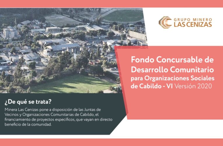 Faena Cabildo lanza VI Versión 2020 del Fondo Concursable de Desarrollo Comunitario para Organizaciones Sociales