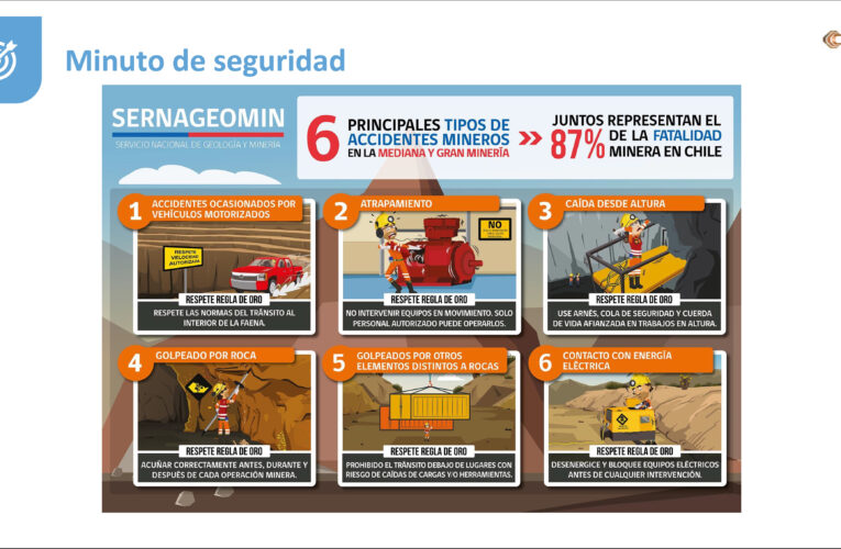 Sernageomin lanza campaña preventiva sobre accidentes fatales alcanzados por Tronaduras