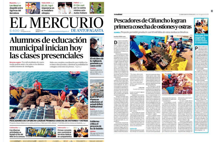 El Mercurio de Antofagasta publica amplio reportaje sobre Acuymin