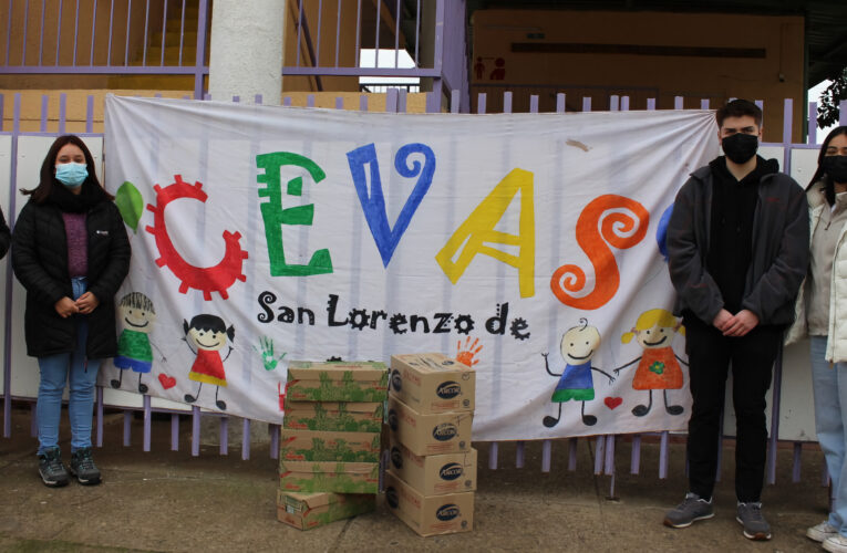Faena Cabildo aporta colaciones a Centro de Vacaciones Solidario
