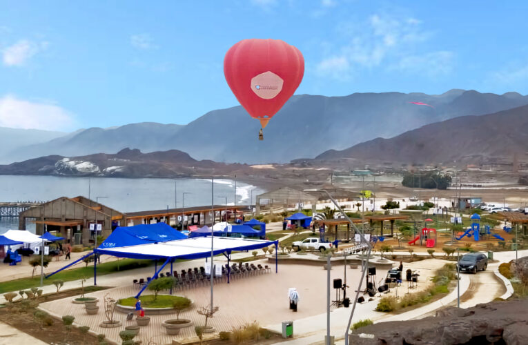 Faena Las Luces aporta con globo aerostático al desarrollo turístico de la comuna de Taltal