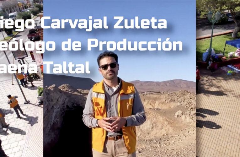 Diego Carvajal Zuleta, Geólogo de Producción, Faena Taltal