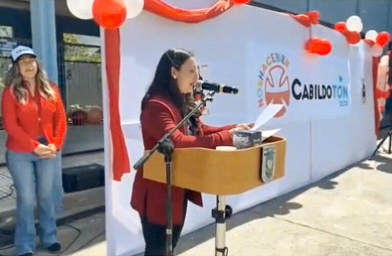 En lanzamiento de la Teletón en Cabildo reconocen a Minera Las Cenizas por firma de convenio de inclusión laboral