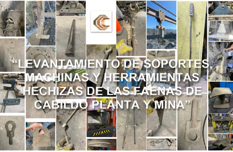 Gerencia Corporativa de Mantenimiento informa primer catastro de herramientas “hechizas” en faena Cabildo