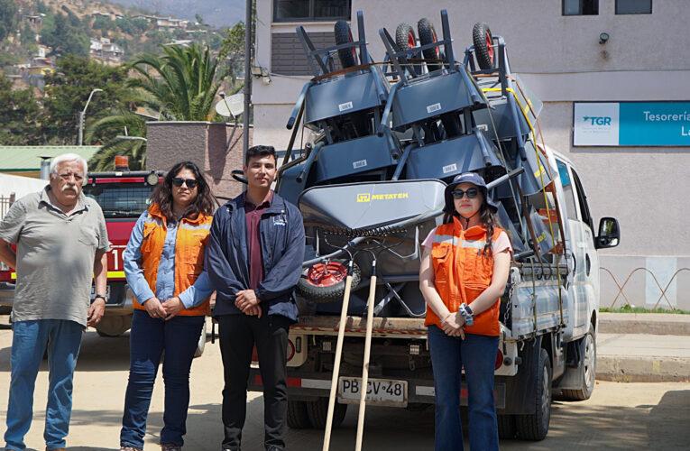 Minera Las Cenizas aporta herramientas e insumos no perecibles para comunidades afectadas por incendio ocurrido en la V Región